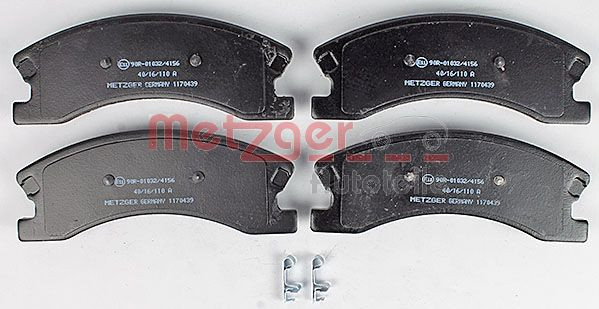 METZGER Bremsbelagsatz, Scheibenbremse